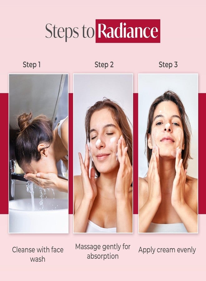 Meglow by Leeford | Skin Brightening Moisturizer Cream for Women| Hydrates, Repairs, Radiates | Reduces Dark Spots, Melanin, Melasma | Prevents Pigmentation | Evens Skin Tone Pack of 2 (50g each) - Image 5