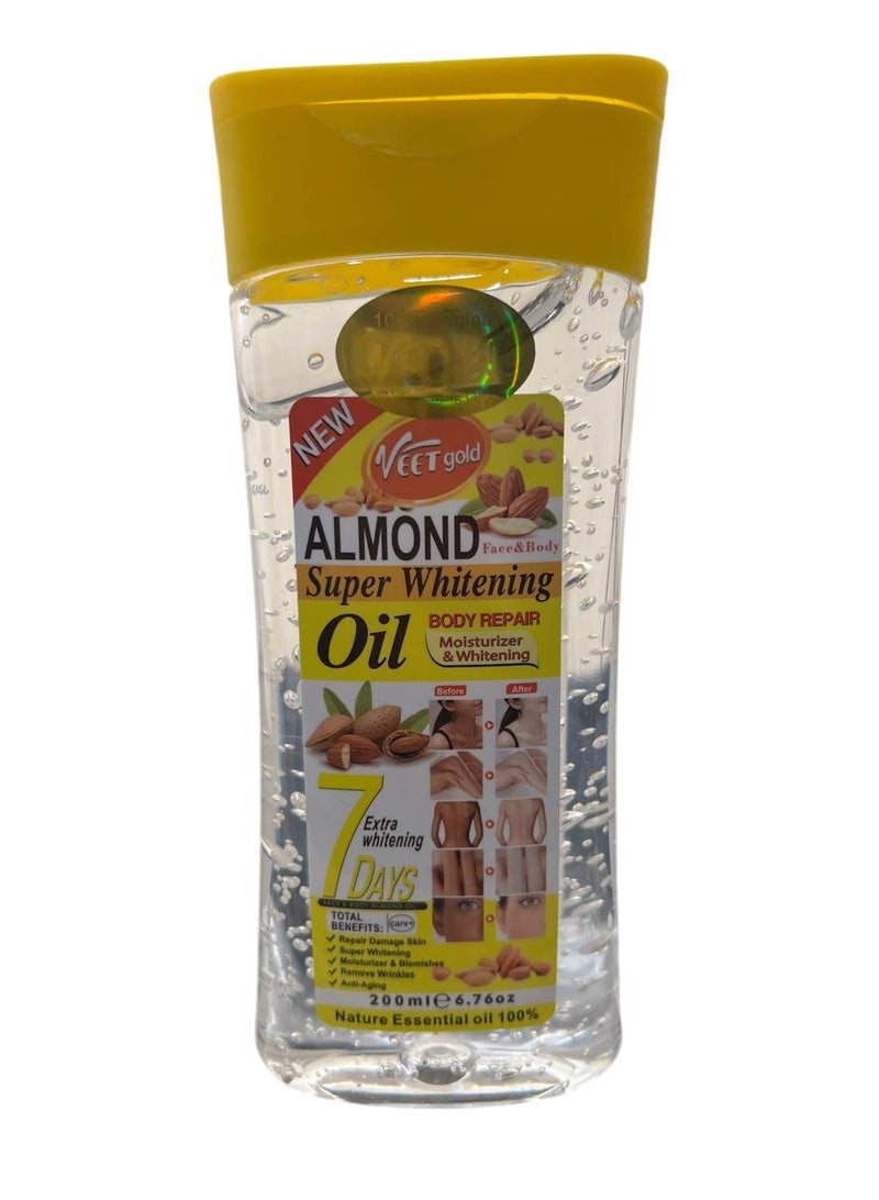 Almond Super Whitening Oil Body Repair 200 ML