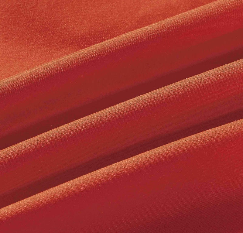 Sheets & Beyond Wrap Around Solid Microfiber Luxury Hotel Quality Fabric Bedroom Gathered Ruffled Bedding Bed Skirt 14 Inch Drop (Queen, Orange) - Image 4
