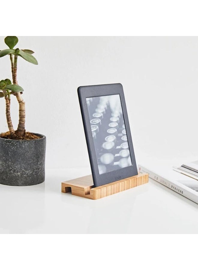 Premium Bamboo Mobile Holder – Compact & Practical Desk Stand for Phones - Image 3