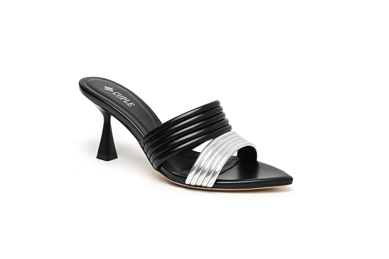 Cuple Comfort Double strap  Heeled Sandals