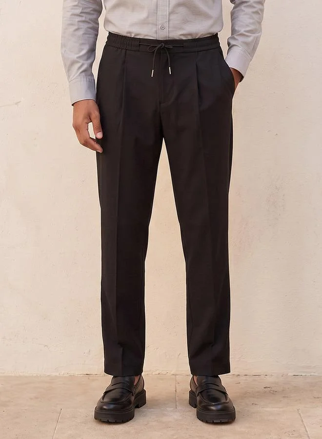 Splash FAV Regular Fit Formal Pleated Trousers