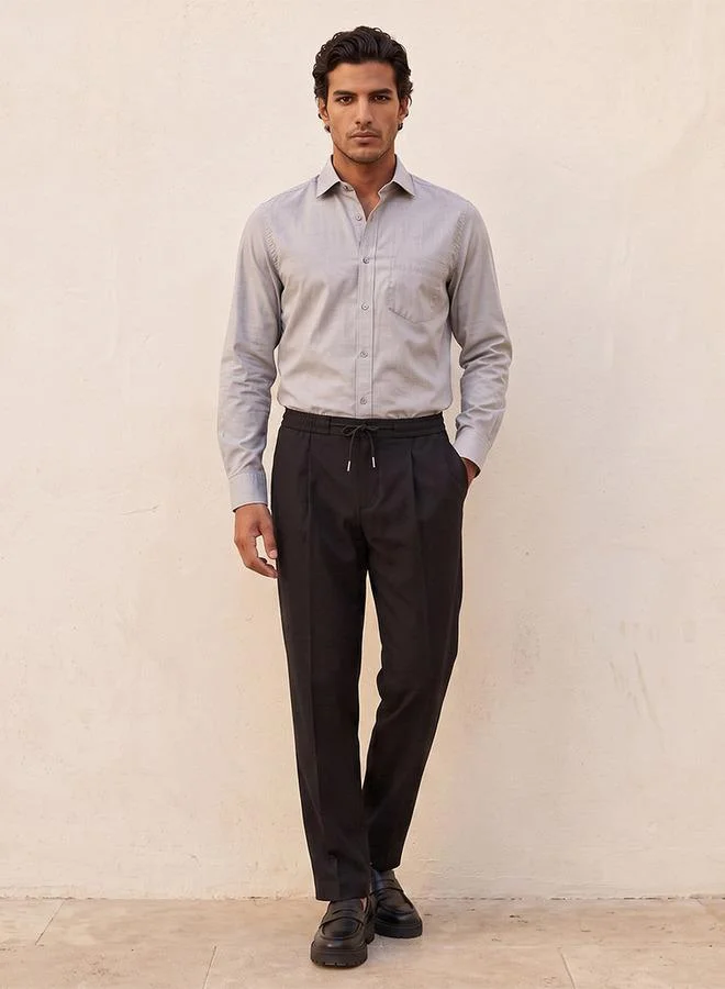 Splash FAV Regular Fit Formal Pleated Trousers
