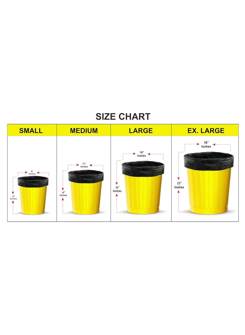shalimar Shalimar Extra Large Garbage Bag – 60 Bags (4 Rolls) – 76 x 93 cm – Fits 35 to 45 Gallon Bins – Lavender Fragrance – Leak-Proof Trash/Dustbin Bags – Black  - Image 2
