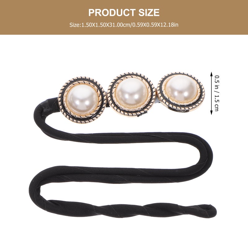 4pcs Hair Styling Bun Vintage Hair Bun Shaper Hair Styling Tool - Image 1