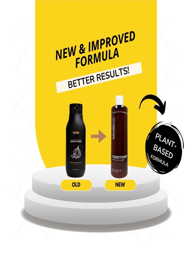 Naturepop Black Garlic Hair Loss Conditioner - Prevents Hair loss, Stimulates growth and Relieves itchy scalp 16.9 fl oz/ 500 mL Made in Korea - Image 2