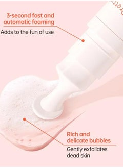 JoyPretty Mask 4 in 1 Multi Effect Care Bubble Lip Mask with Seaweed Papain and Vitamin B5 for Dry Lips Lip Plumper Mask Lip Balm for Women and Men Tinted Lip Balm Lip Gloss Oil Bubble Lip Mask 8g  - Image 4