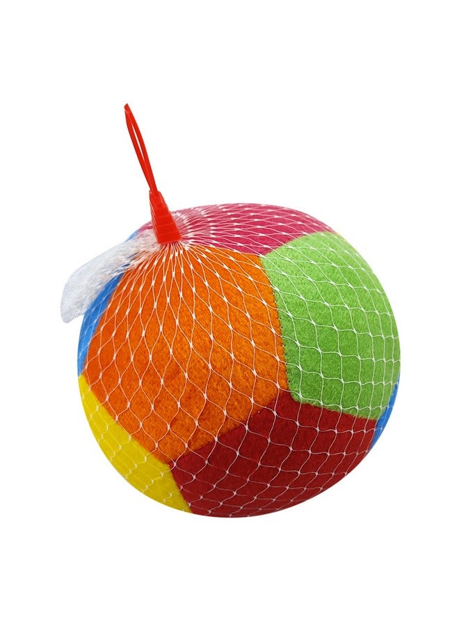 Hooper® Soft Plush Baby Ball with Rattle Sound - Crawling Baby Toy, Musical Toys, Soft Rattles for 0-6 Months, for Kids Upto 5 Years, Size 11 cm - Image 1