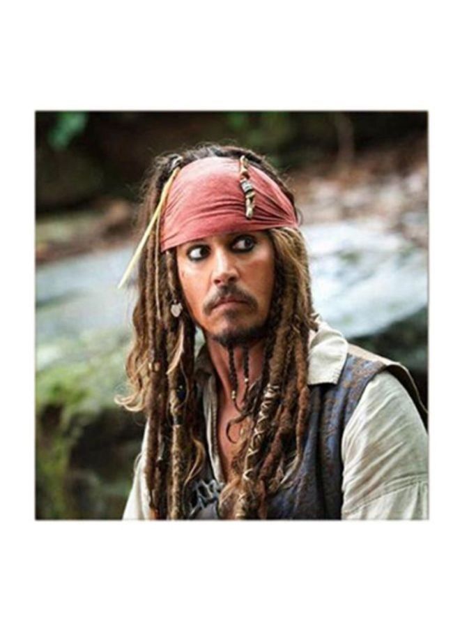 RYN Johnny Depp MDF Wall Art Multicolour 30x30centimeter - Image 1