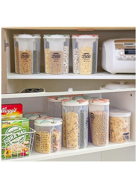 Container nuts, grains and spices large capacity 2.5 liters, multi-use