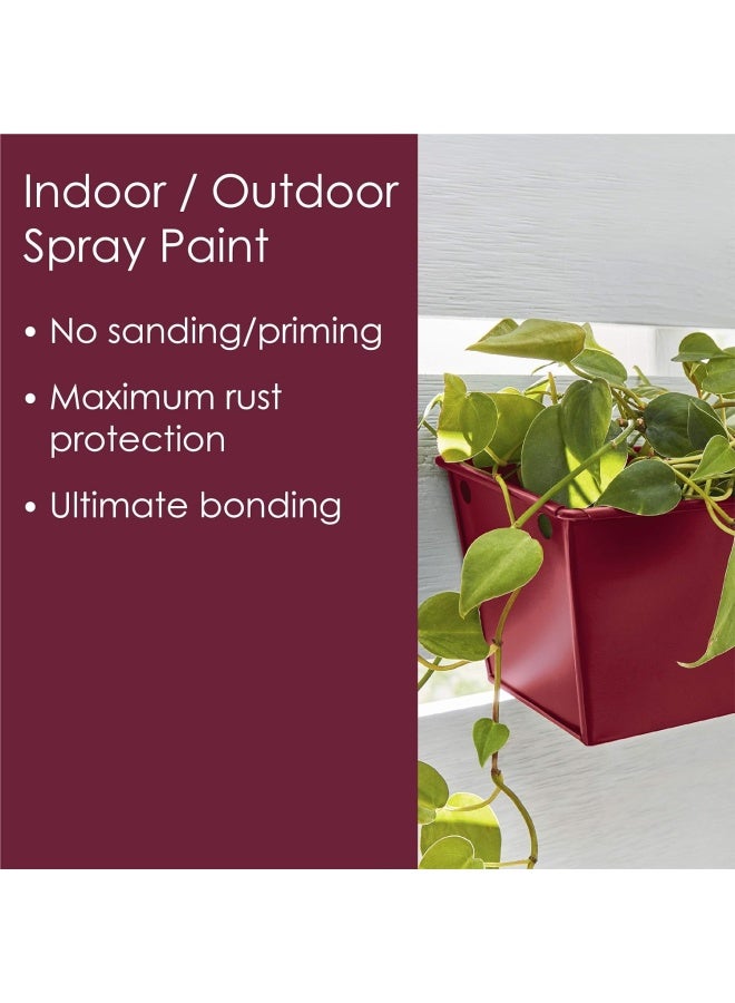 Krylon Fusion All-In-One Adhesive Spray Paint for Indoor/Outdoor Use, 12 oz, Burgundy - Image 3