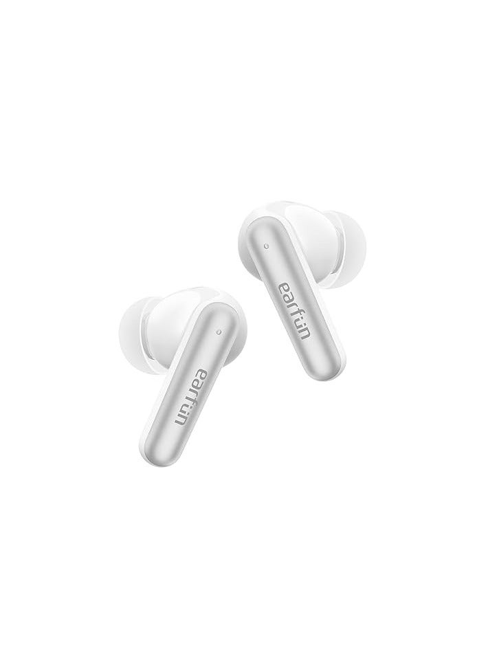 EarFun إيرفن إير برو 4i سماعات أذن لاسلكية مع إلغاء الضوضاء، جائزة VGP 2025، صوت عالي الدقة مع LDAC، 6 ميكروفونات AI ENC لمكالمات واضحة، 40 ساعة وقت تشغيل، اتصال متعدد النقاط، بلوتوث 5.4، شحن لاسلكي، أبيض - Image 1