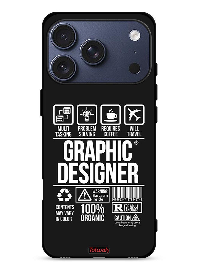 Tolwak Apple iPhone 17 Pro Protective Case Cover Graphic Designer Sticker - Image 1