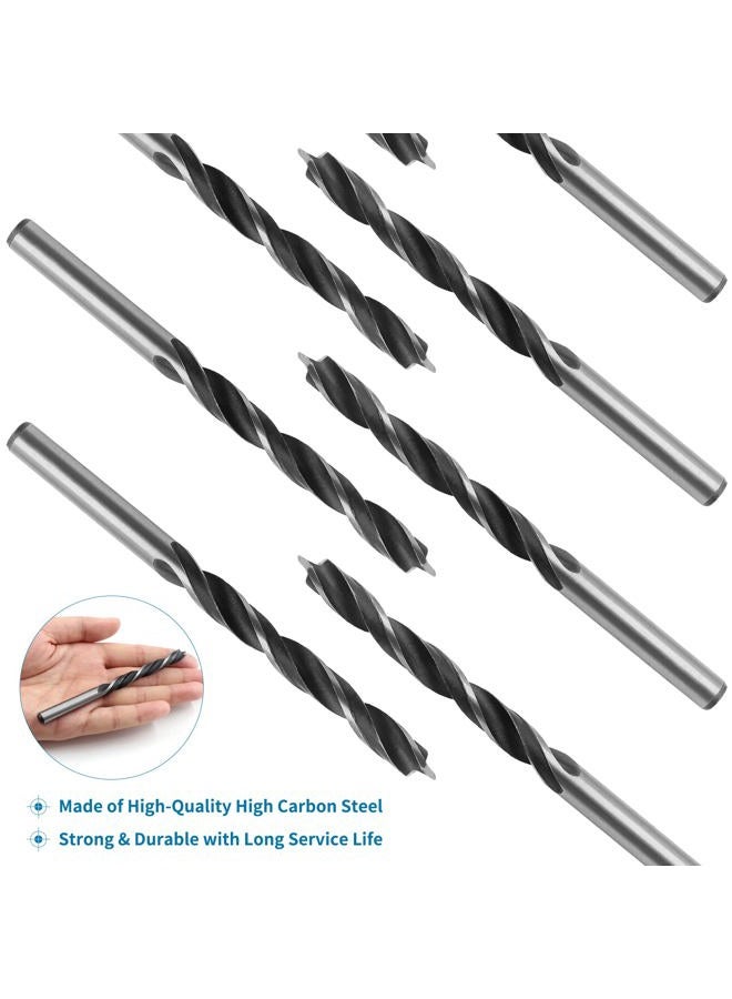 Bivethoi 5pcs 8mm Drill Bit Brad Point Drill Bits for Woodworking, Wood Drill Bits High Carbon Steel Drilling Tool, Metric Drill Bits for Softwood Hardwood Plywood Acrylic Plastic - Image 4