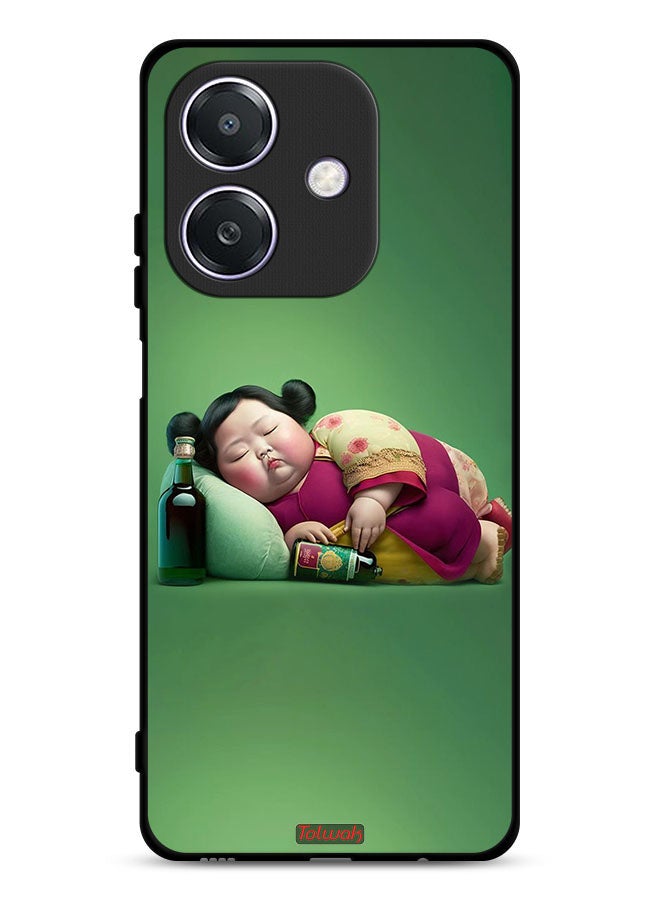 Tolwak Oppo A3x 5G Protective Case Cover Fatty Baby Girl - Image 1