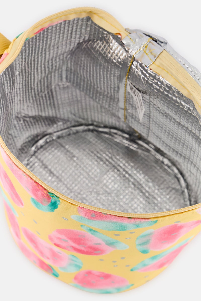 IRIS Strawberry Print Lunch Bag, Multicolor - Image 3
