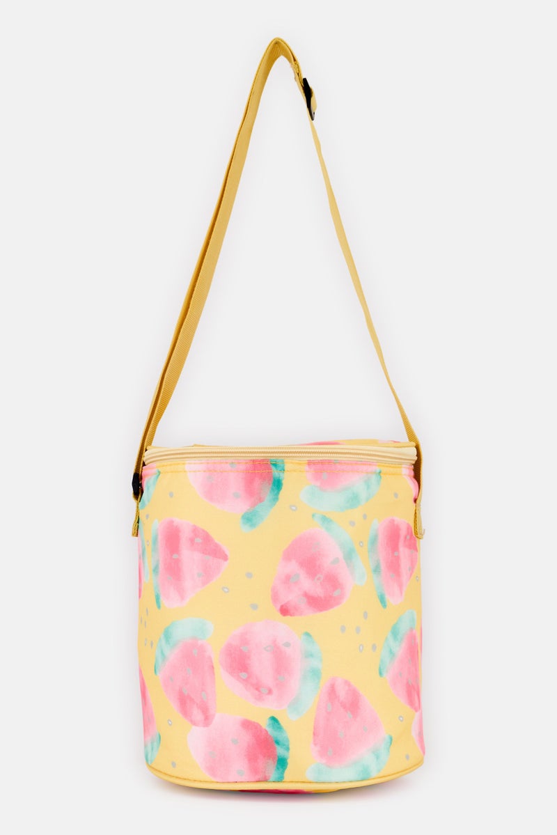 IRIS Strawberry Print Lunch Bag, Multicolor - Image 2