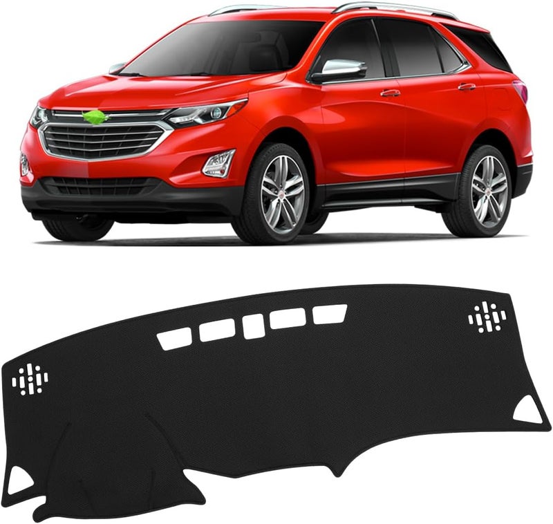 FIILINES Dash Cover Compatible with Chevy/Chevrolet Equinox 2018-2023 Dashboard Mat Cover Equinox Accessories Sunshade Nonslip Mesh Protector No Glare - Image 1