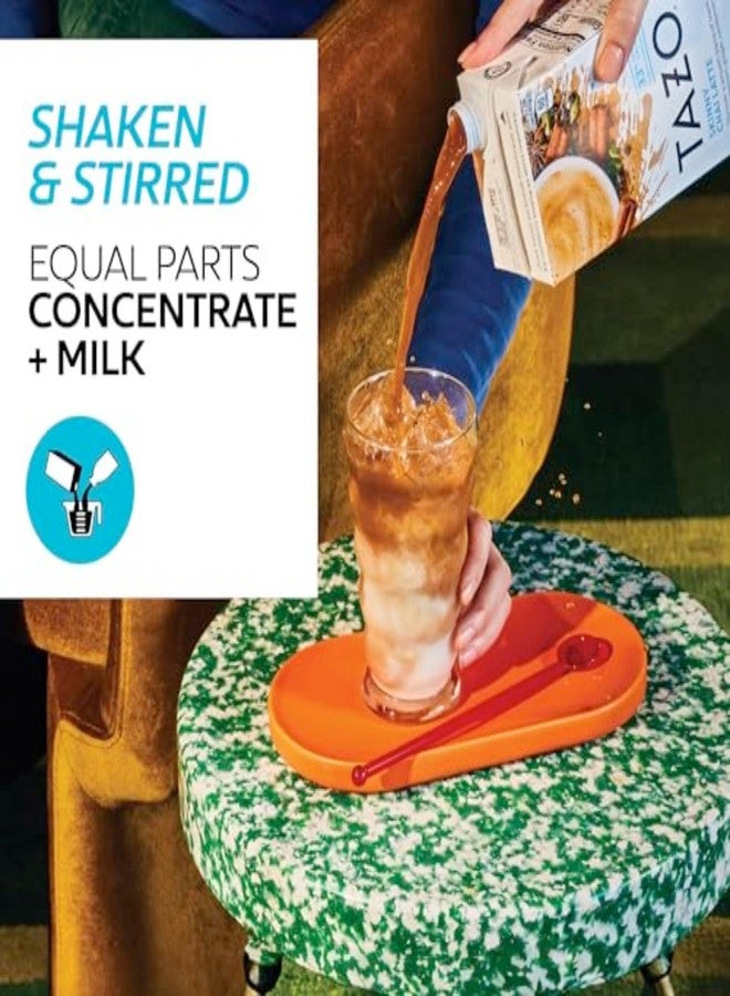 TAZO Skinny Chai Latte Concentrate, Hot or Iced Black Tea, Easy-to-Serve, Everyday Low Calorie Lattes and Mocktails, 32 oz Carton (Pack of 2) - Image 3