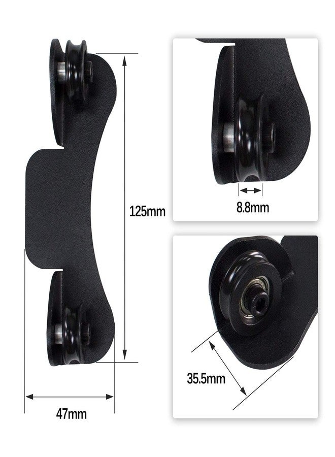 Iverntech 1 Set 3D Printer Filament Spool Holder, Sheet Metal Filament Mount Rack Spool Holder for PLA, ABS, Wood, TPU, Nylon, Flexible 3D Printing Materials - Image 2