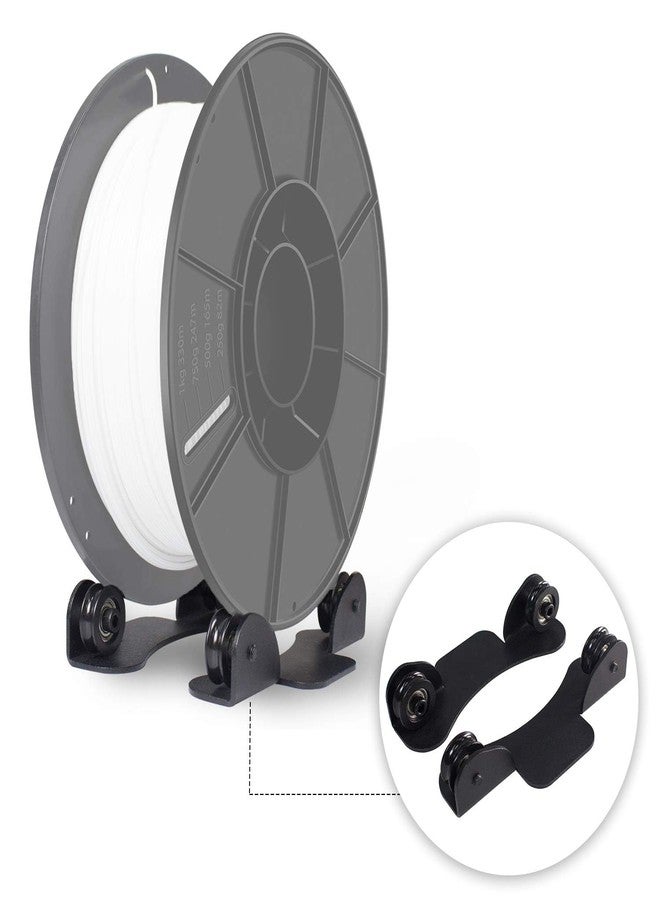 Iverntech 1 Set 3D Printer Filament Spool Holder, Sheet Metal Filament Mount Rack Spool Holder for PLA, ABS, Wood, TPU, Nylon, Flexible 3D Printing Materials - Image 1