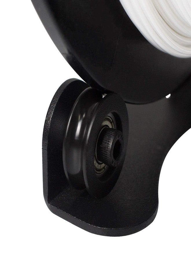 Iverntech 1 Set 3D Printer Filament Spool Holder, Sheet Metal Filament Mount Rack Spool Holder for PLA, ABS, Wood, TPU, Nylon, Flexible 3D Printing Materials - Image 4