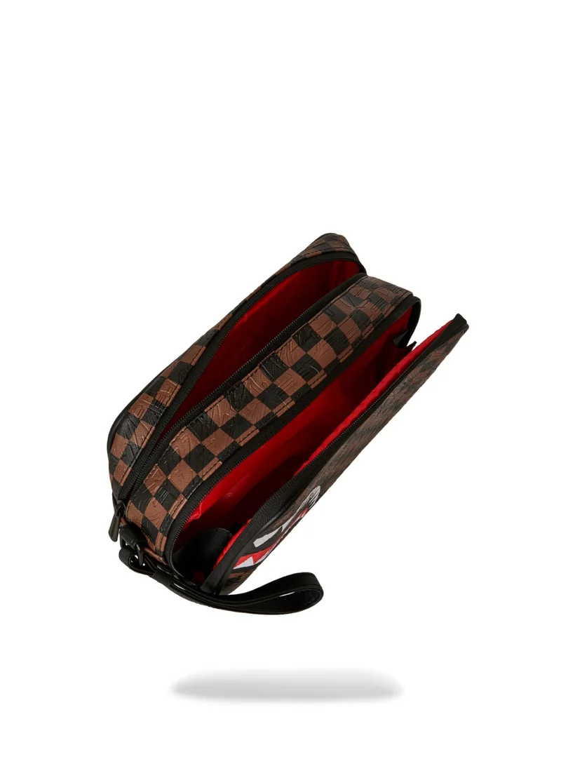 SPRAYGROUND  SG CHECK 2 EMBOSS TOILETRY BAG  | Best Price UAE