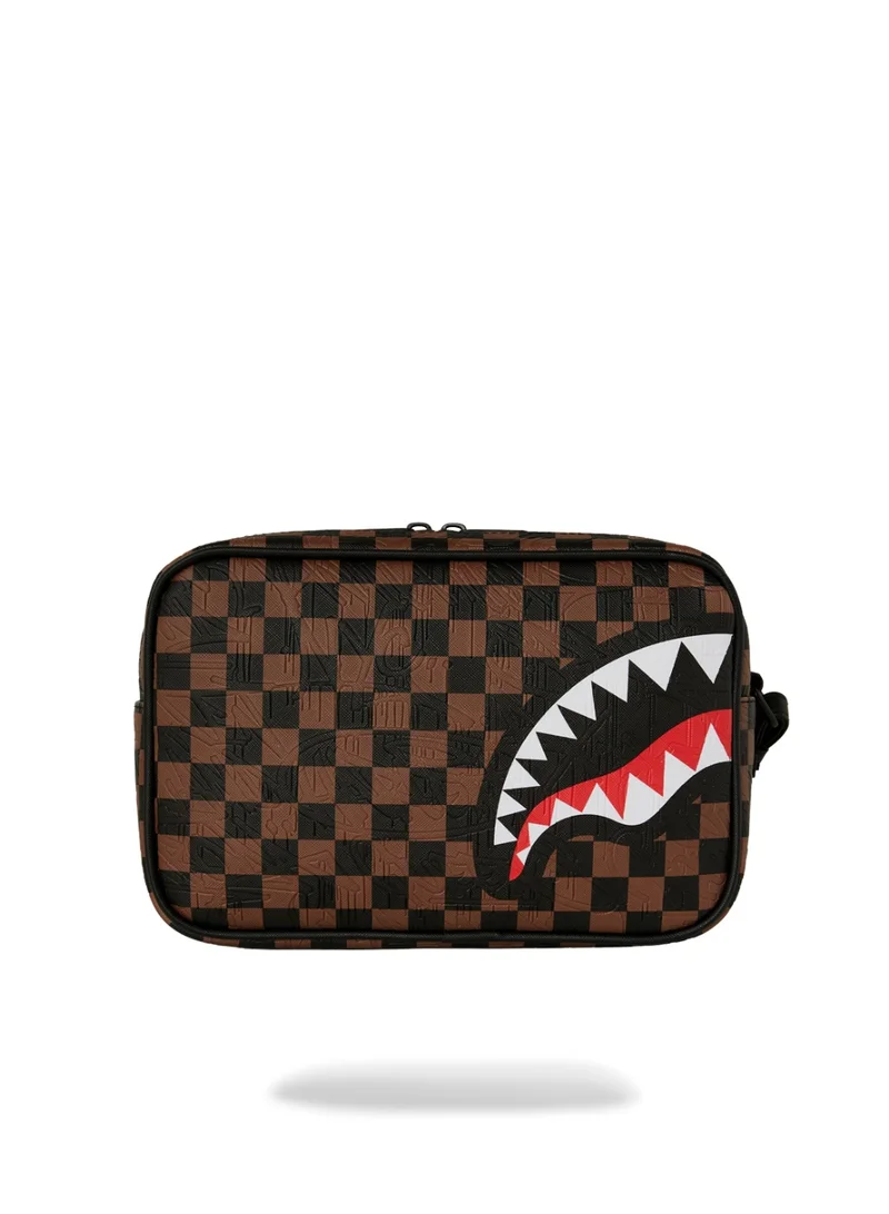 SPRAYGROUND  SG CHECK 2 EMBOSS TOILETRY BAG  | Best Price UAE
