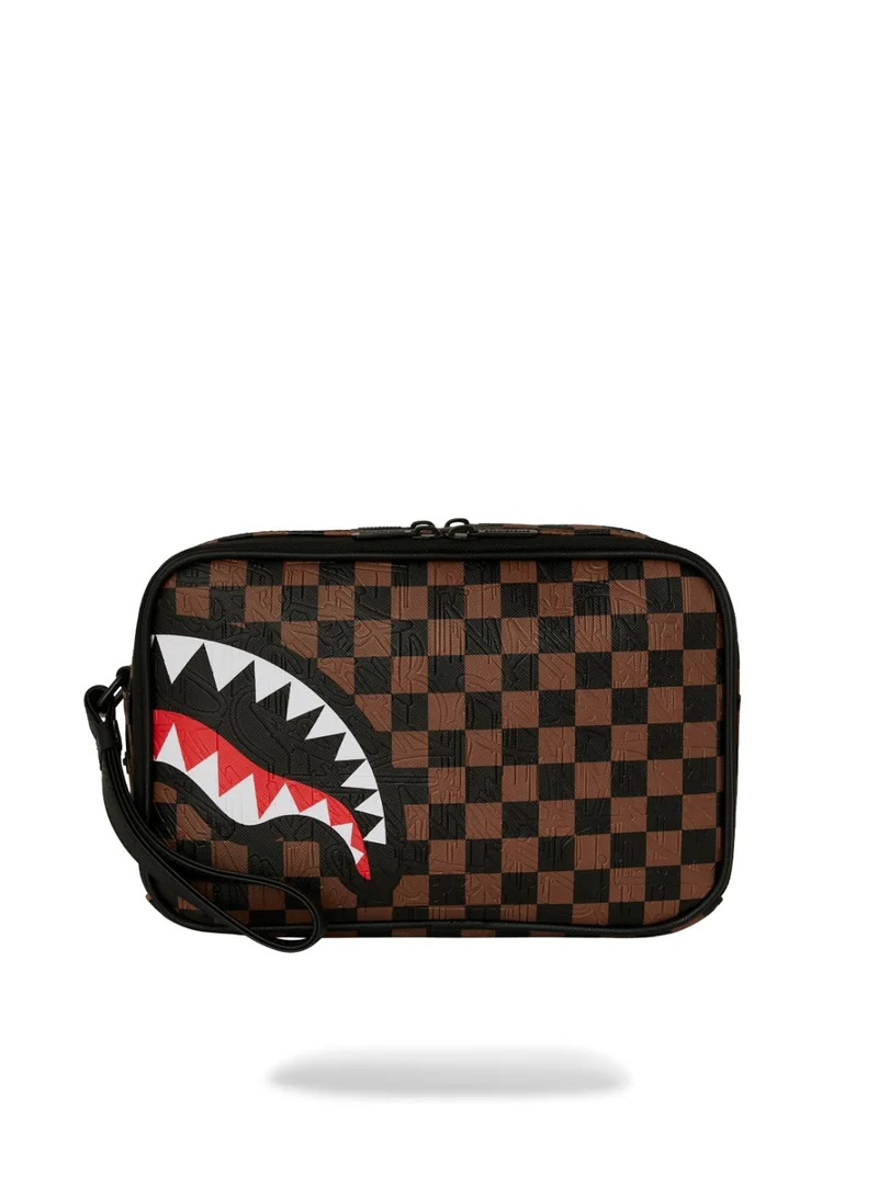 SPRAYGROUND SG CHECK 2 EMBOSS TOILETRY BAG