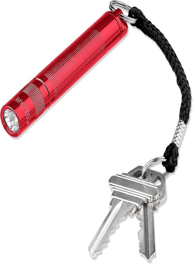 ماجلايت مصباح يدوي Maglite K3A036 Solitaire متوهج يعمل ببطارية واحدة AAA، أحمر - Image 1