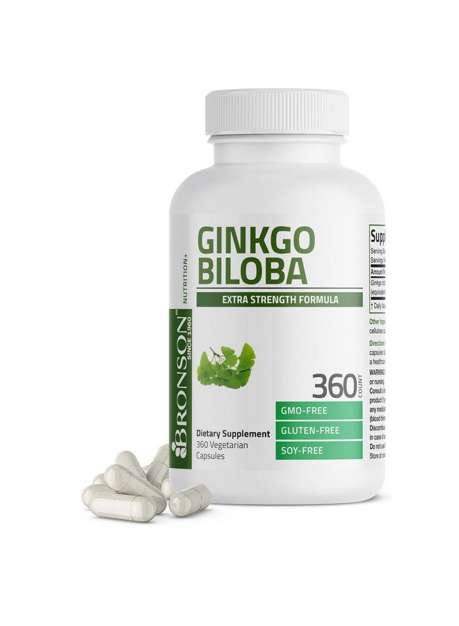 برونسون جينكو بيلوبا قوة إضافية لدعم وظائف المخ والذاكرة، 360 كبسولة نباتية - Image 1
