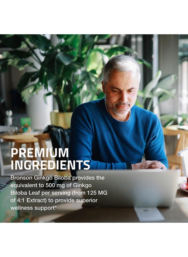 برونسون جينكو بيلوبا قوة إضافية لدعم وظائف المخ والذاكرة، 360 كبسولة نباتية - Image 4