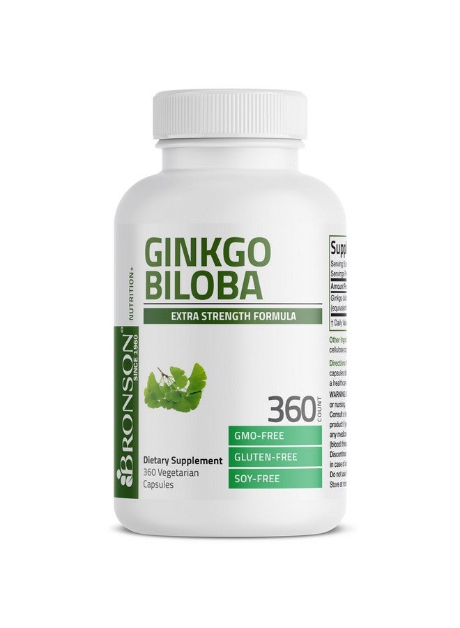 برونسون جينكو بيلوبا قوة إضافية لدعم وظائف المخ والذاكرة، 360 كبسولة نباتية - Image 5