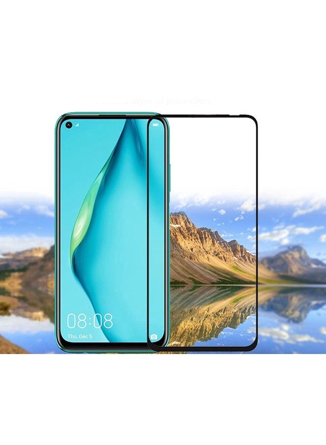 9D Tempered Glass Screen Protector For Huawei Nova 7i Black/Clear