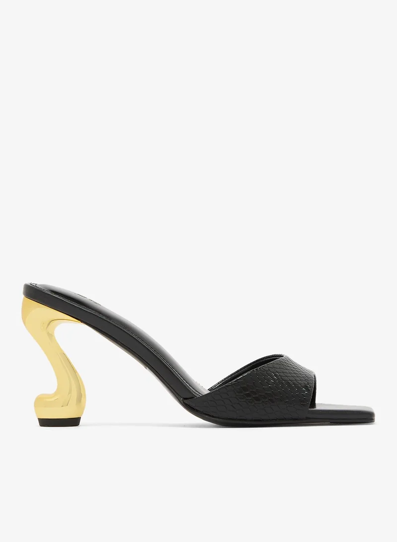 Jw Pei Hannah Faux Snakeskin Heels