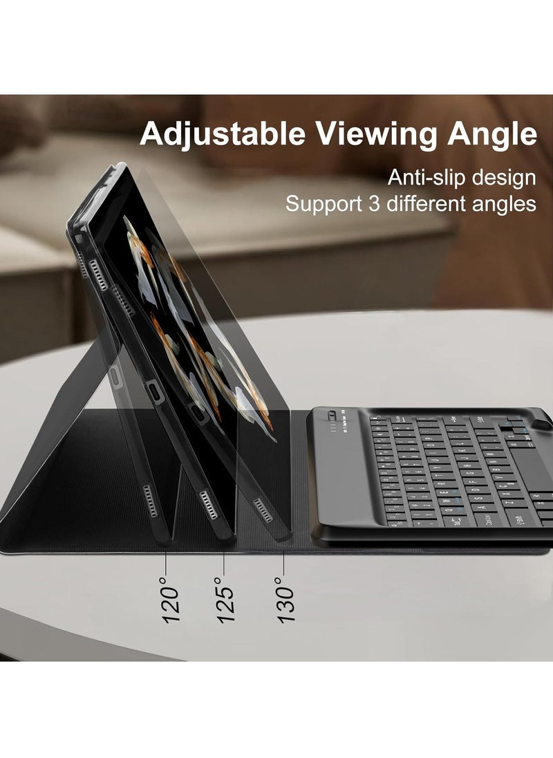 ELTRAZONE 2022 Samsung Galaxy Tab S9 Ultra / S8 Ultra Keyboard Protective Case | 14.6-Inch Slim Smart Cover with S Pen Holder | Multi-Function Bluetooth Keyboard for Galaxy Tab S9 Ultra | Stylish & Durable Black Protective Case - Image 3