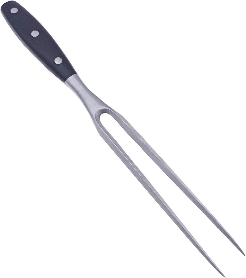 kakamono Carving Fork, Meat Fork, 12 Inch Cooking Fork, Stainless Steel BBQ Fork, Long Metal Chef Pro Kitchen Forks for Barbecue, Serving, Cooking, Grilling, Roasting - Image 3