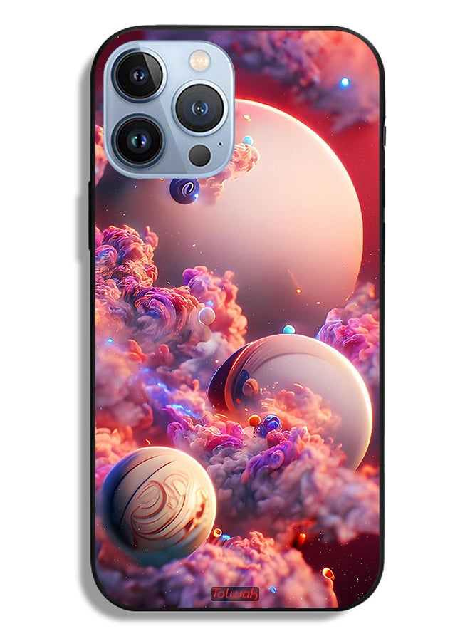 Tolwak Apple iPhone 13 Pro Max Protective Case Clouds Abstract Art - Image 2
