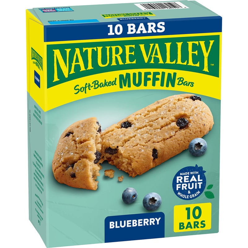 Nature Valley Soft Baked Muffin Bars Blueberry Snack Bars 10 Bars 124 oz - Image 3