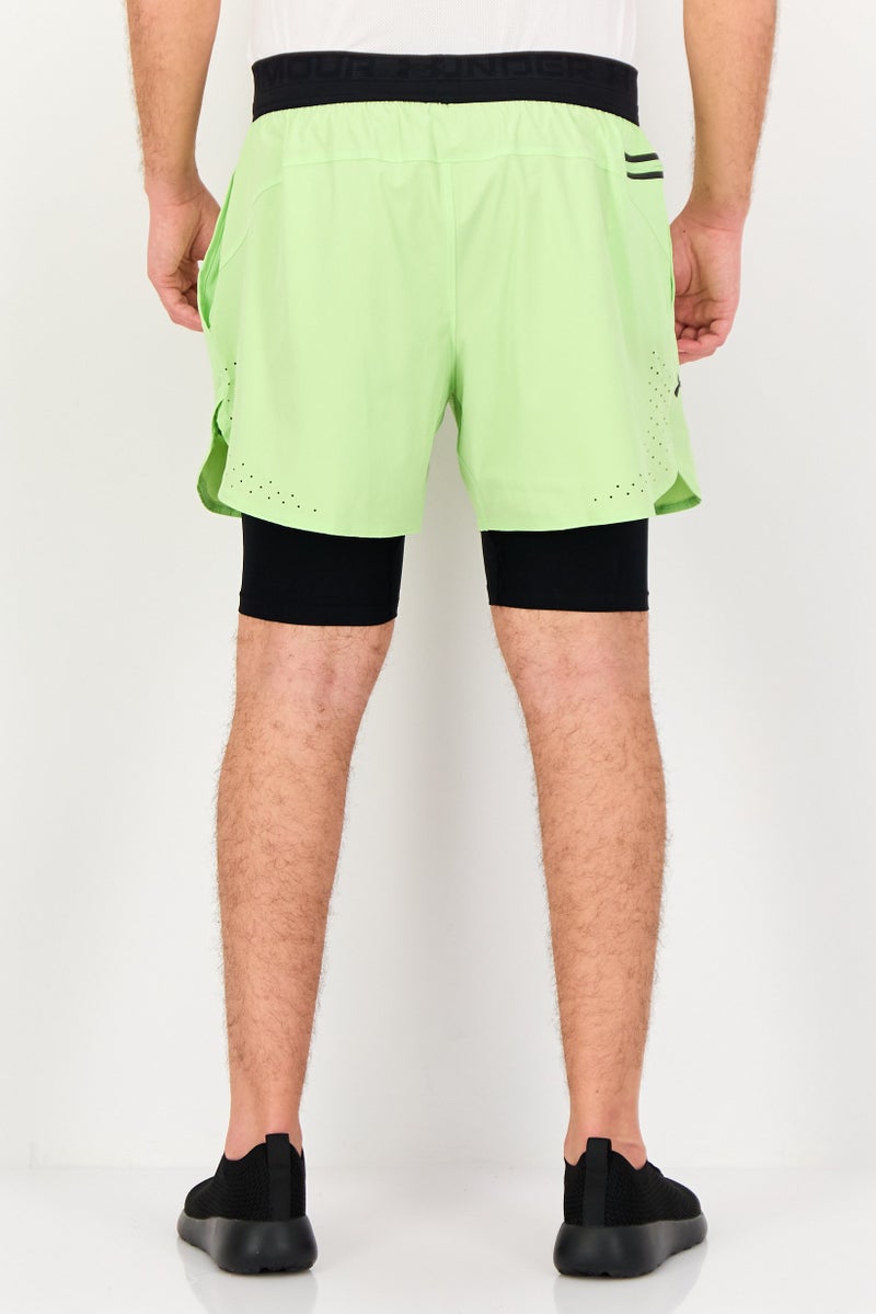 UNDER ARMOUR Men Sportswear Fit 2 In 1 Training Shorts, Multicolor - Image 3