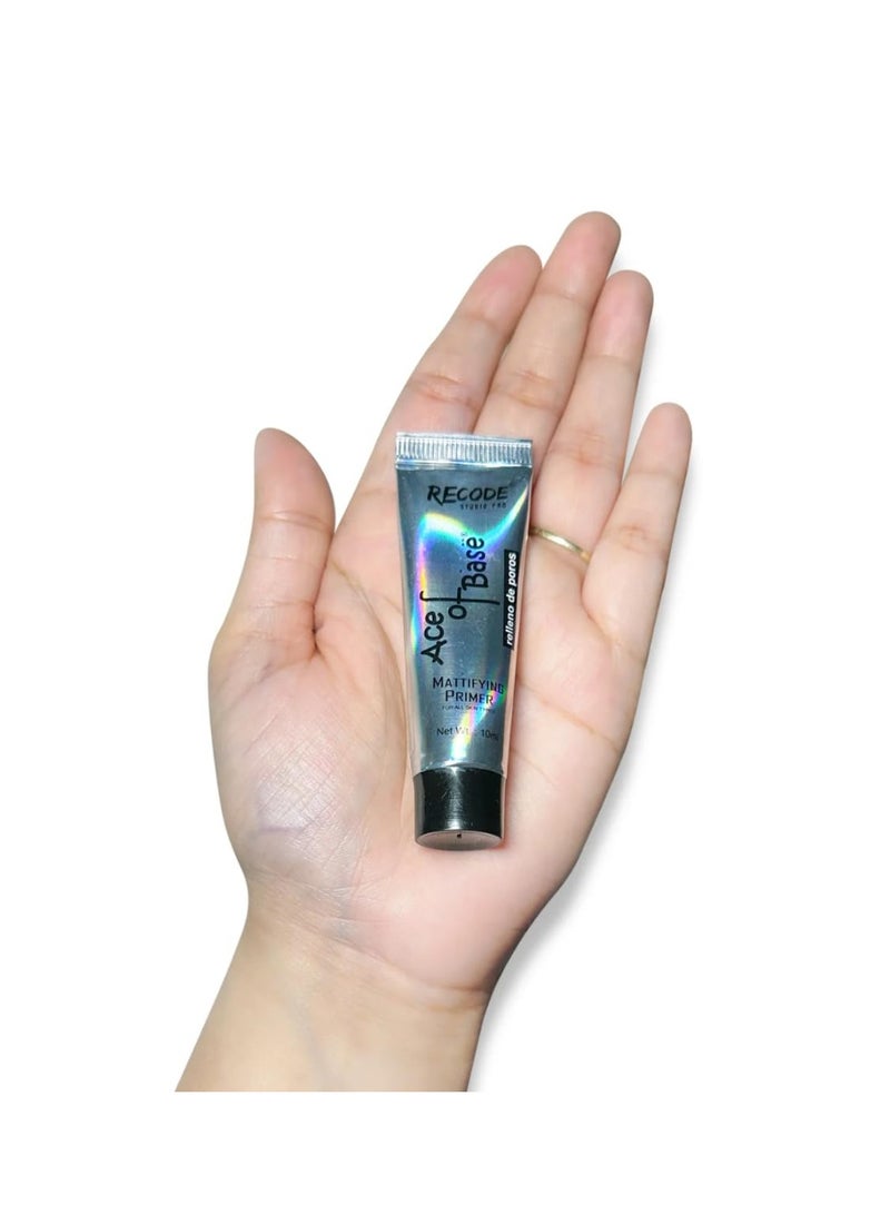 Recode Ace of Base Mattifying Primer Face Makeup 10ml Oily Dry Skin Blurs Fine Lines Wrinkles Pores - Image 2