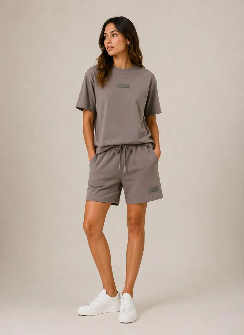 Ashita Fernandes AF Originals Travix Relaxed Fit Shorts - Stone Taupe Grey