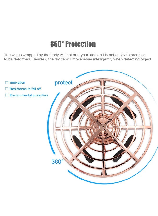 NIBEMINENT Mini Infrared Induction Hand Control RC Training Drone Quadcopter 14x13x12centimeter - Image 3