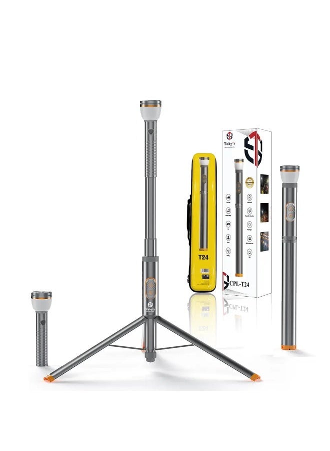 توبيز مصباح تخييم Toby's CPL-T24 تلسكوبي قابل للطي 800 لومن ذكي مع جهاز تحكم عن بعد وقاعدة مغناطيسية - CPL T24 - Image 1