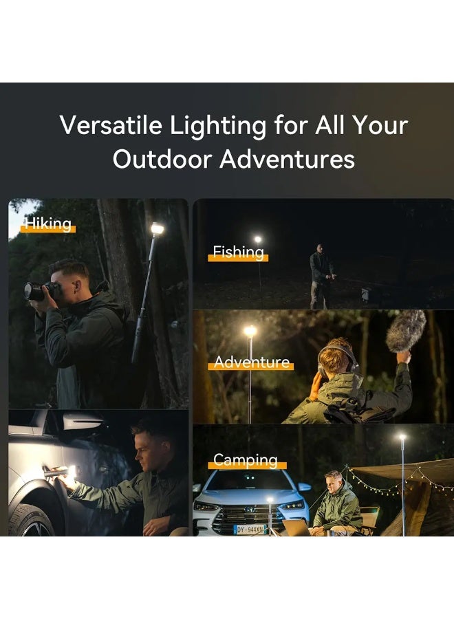 توبيز مصباح تخييم Toby's CPL-T24 تلسكوبي قابل للطي 800 لومن ذكي مع جهاز تحكم عن بعد وقاعدة مغناطيسية - CPL T24 - Image 4