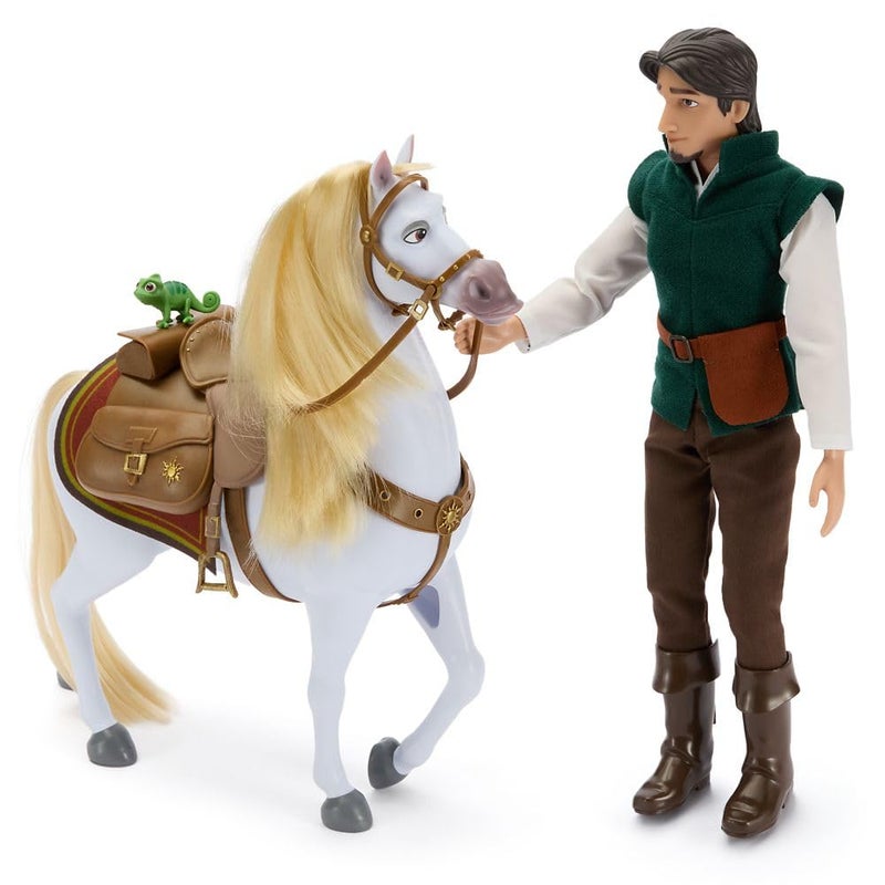 Disney Store Official Rapunzel Classic Doll Gift Set - Tangled Play Set - Disney Princess Toys Playset Featuring Rapunzel, Flynn Rider, Maximus, & Pascal Dolls with Accessories - Image 5