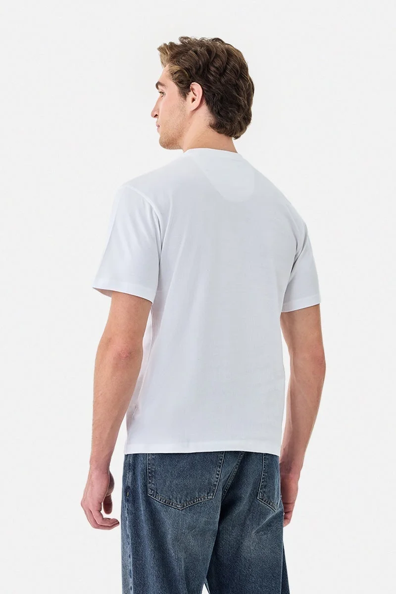 SNITCH Regular Fit Graphic 100% Cotton T-Shirt