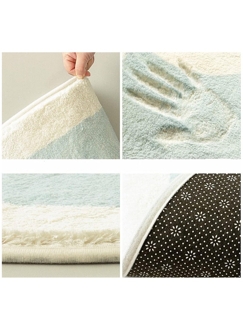 Children's Playroom Rug - Bedroom Soft Alphabet Nursery Rug - Playtime Collection, Classroom Learning and Play Rug, Round 39.4 in. - Image 5