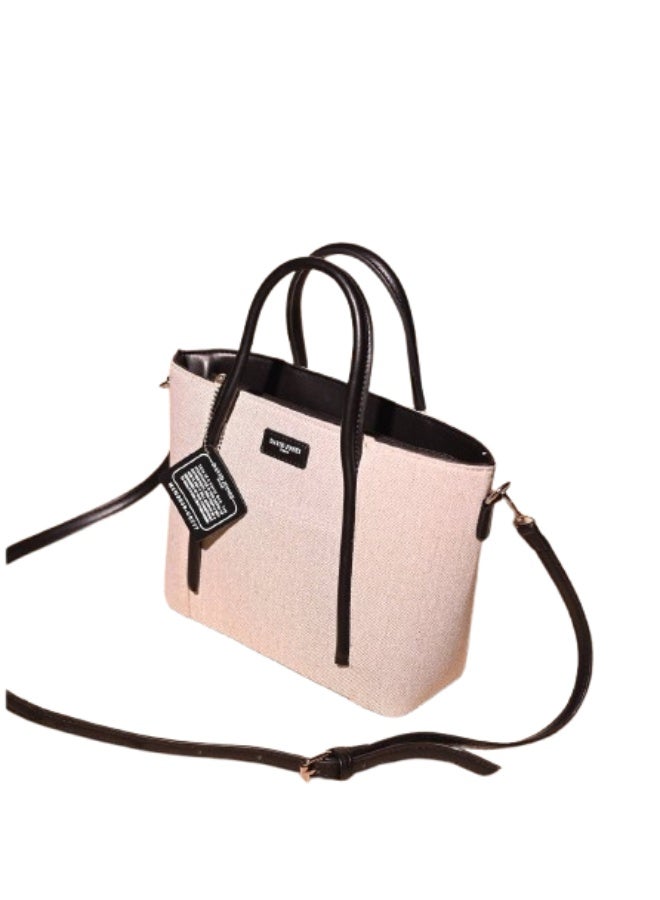 David Jones Elegant women's handbag in luxurious beige and black - Image 1