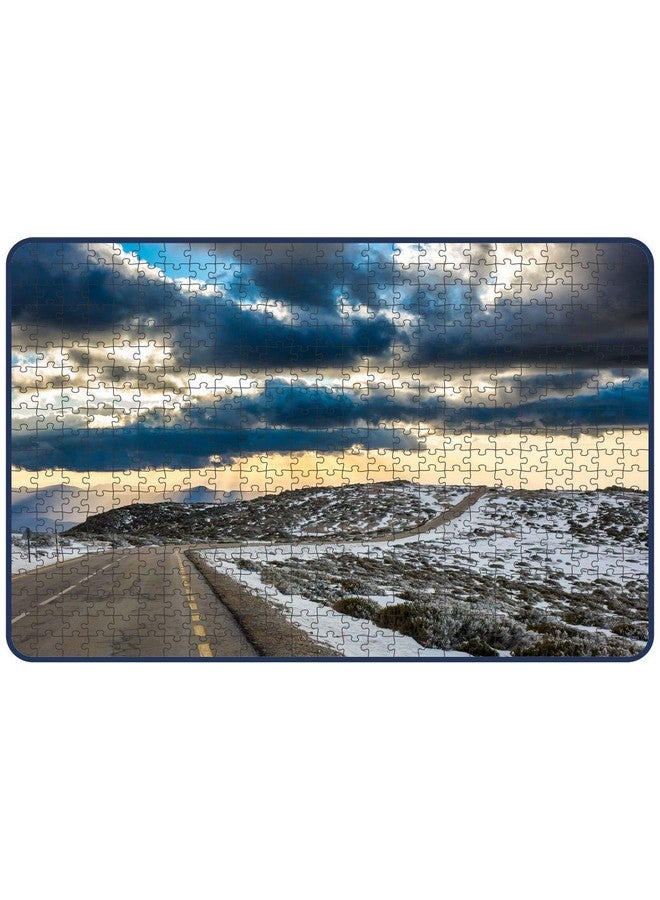 Webby The Snowy Road in Portugal Jigsaw Puzzle, 500 Pieces - Image 2